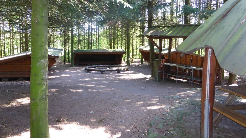 Shelters auf dem Katbakken in Øster Hornum