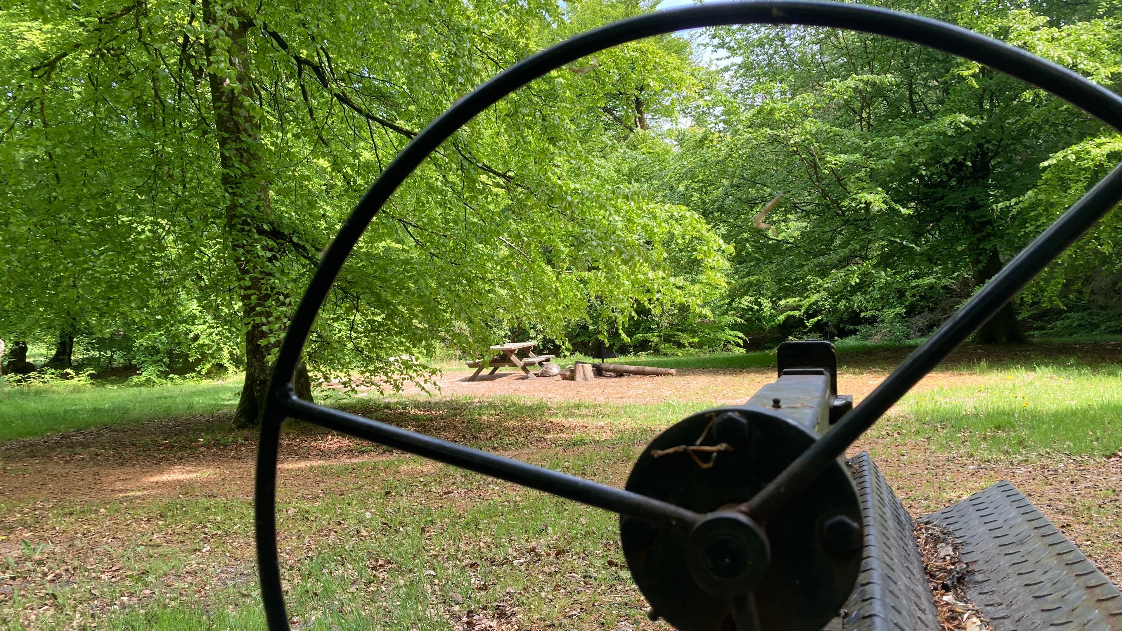 Der Lagerfeuerplatz Urskov im Troldwald