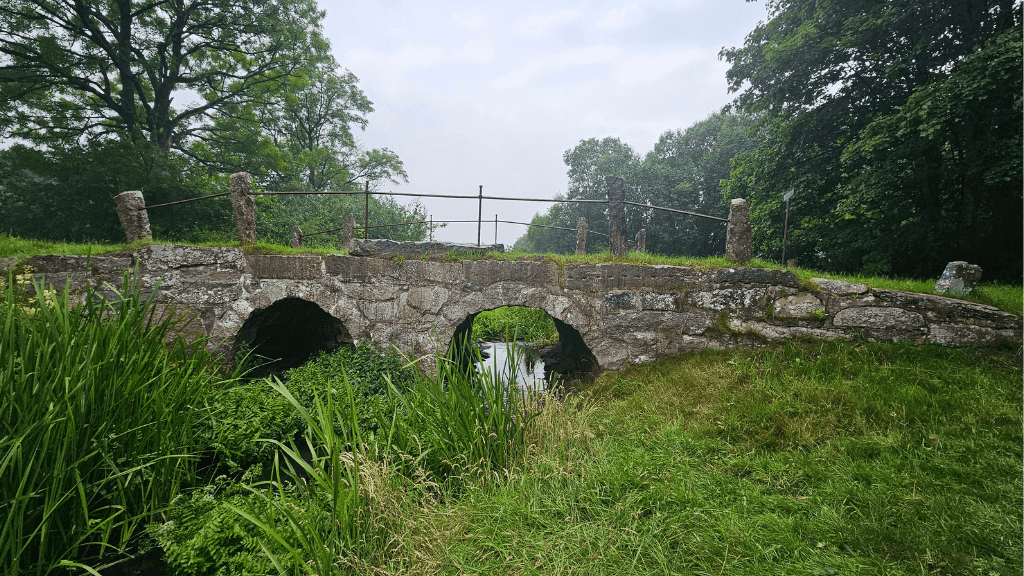 Old bridge made of stones at Gejlå