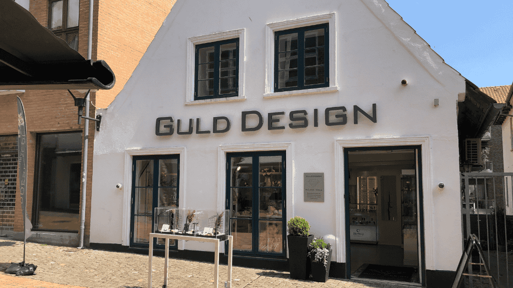 The front of the Guld Design in Aabenraa